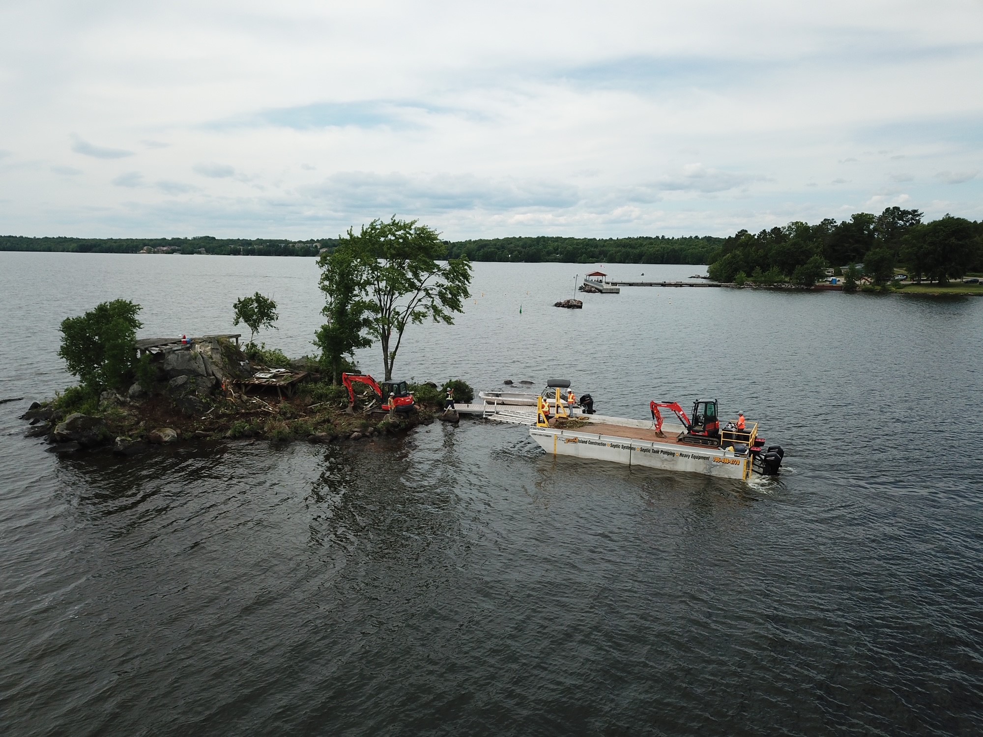 Farquhar Lighthouse Island Barge Photo